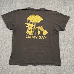 Empyre Lucky Day Rabbit 13 Graphic Tee‎ Men's Black Size Large